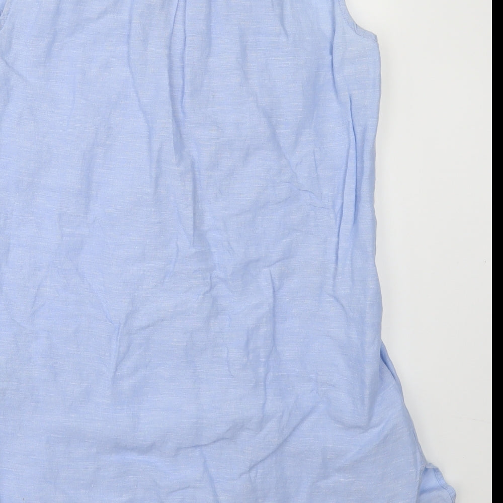 Marks & Spencer Womens Blue   Basic Blouse Size 14