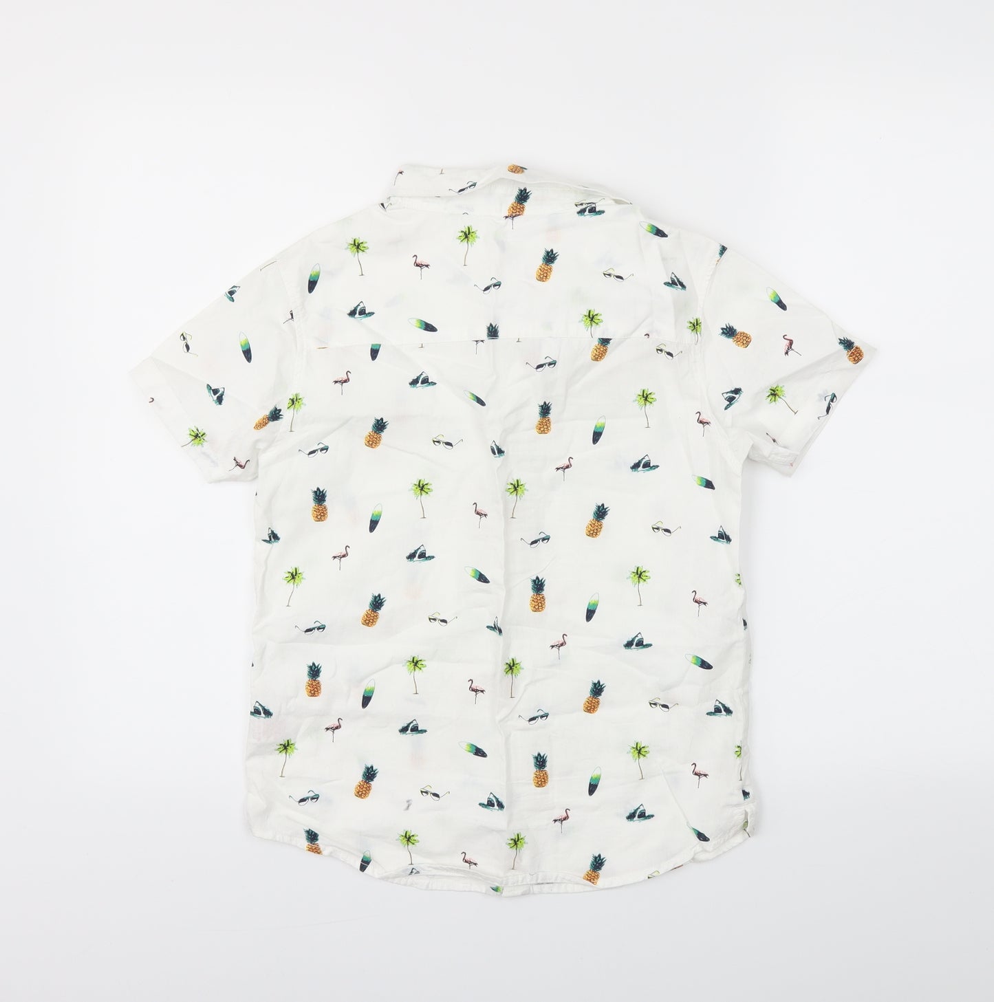 Outlaw Boys White   Basic Button-Up Size 10-11 Years