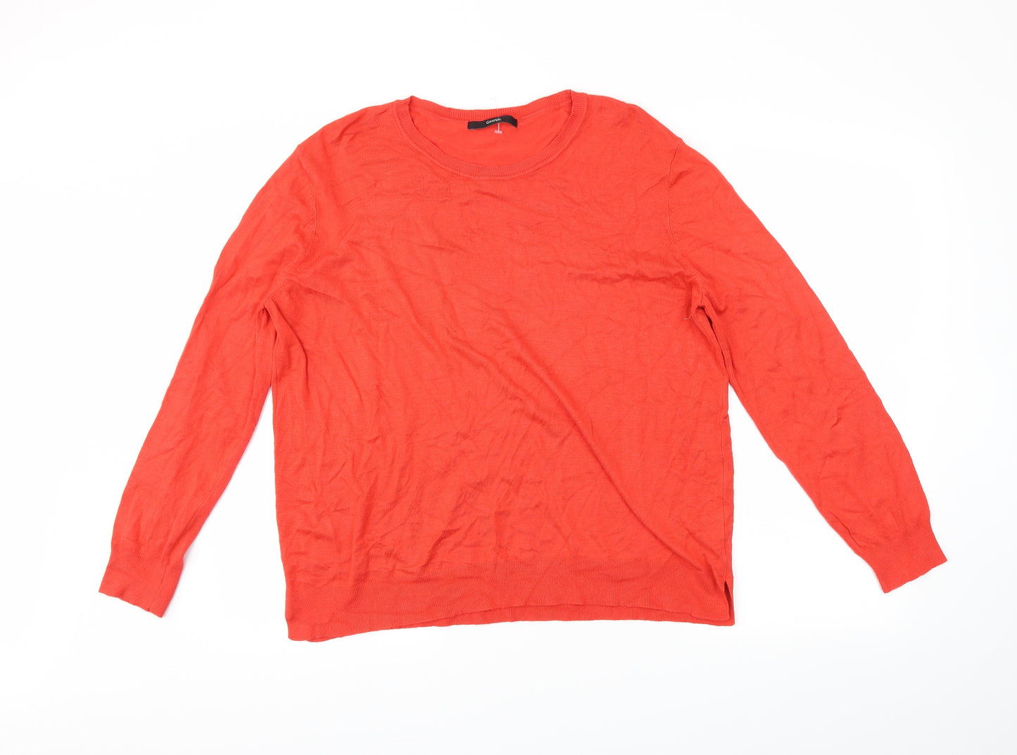 George Womens Red   Pullover Jumper Size 12