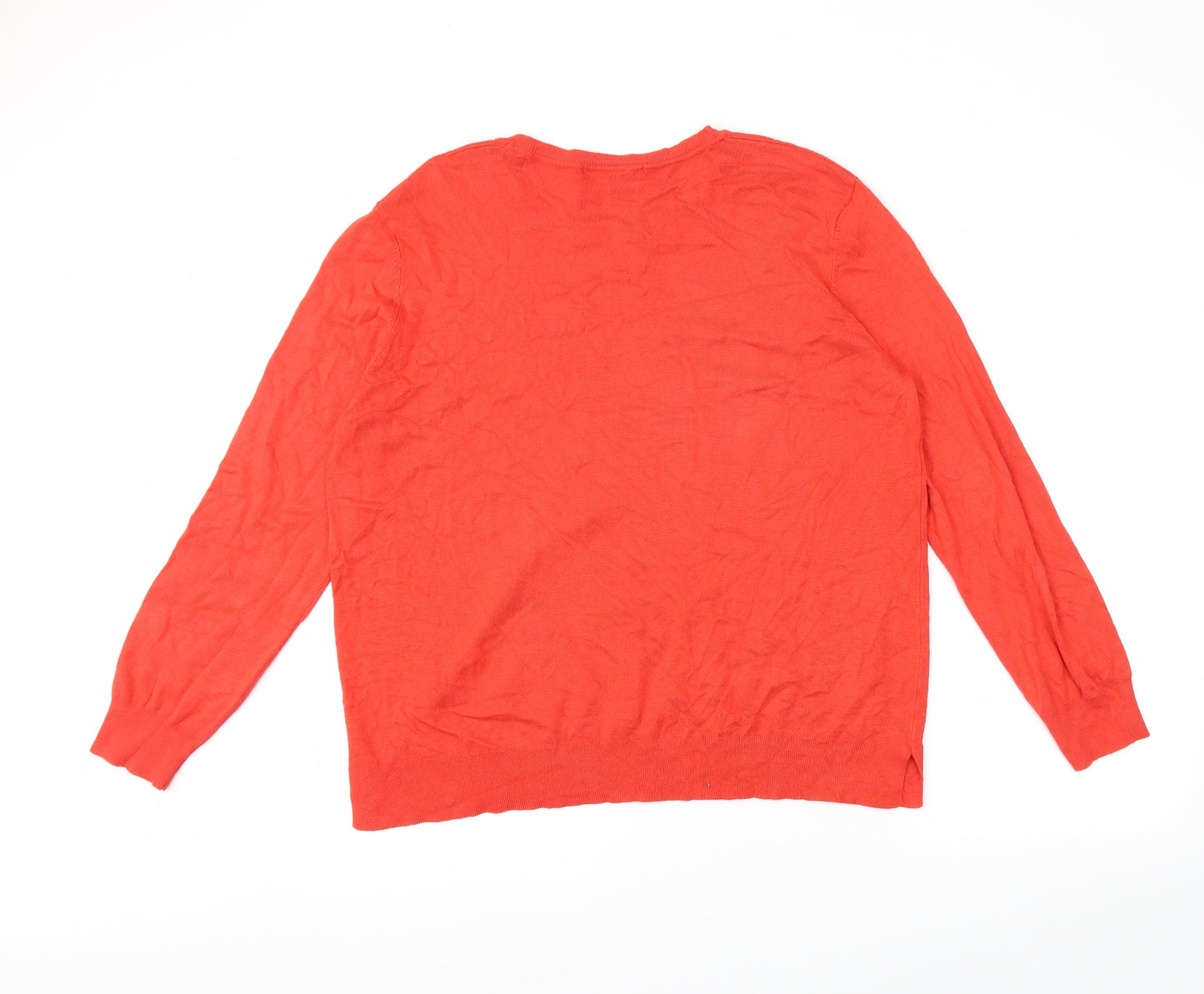 George Womens Red   Pullover Jumper Size 12