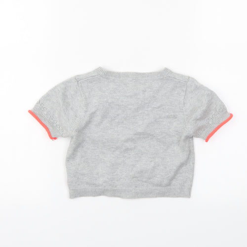name it Girls Grey   Cardigan Jumper Size 3-4 Years