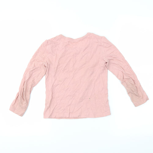 Primark Girls Pink   Basic T-Shirt Size 6-7 Years
