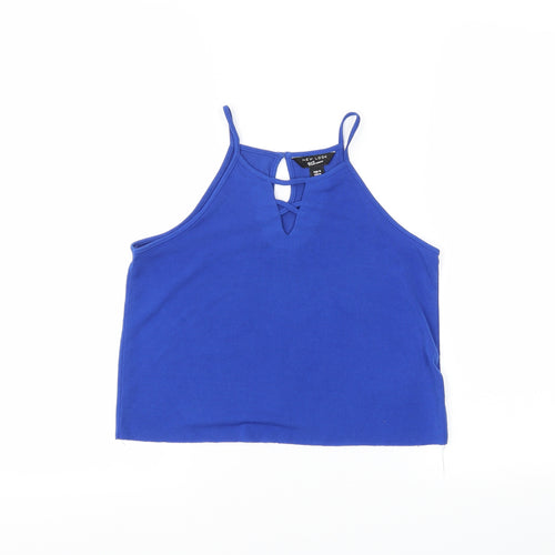 newlook Girls Blue   Cropped Tank Size 10 Years