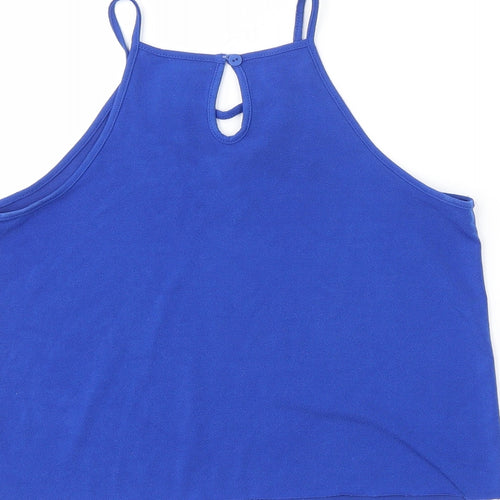 newlook Girls Blue   Cropped Tank Size 10 Years