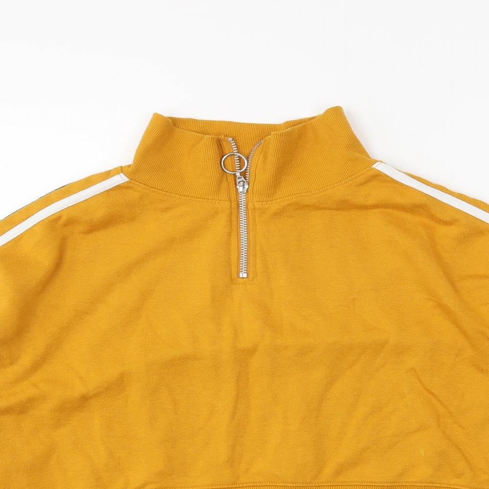H&M Womens Yellow   Pullover Jumper Size M