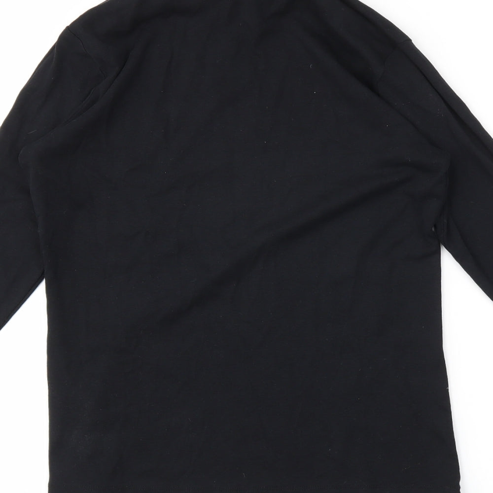 Essentials Womens Black   Tunic T-Shirt Size 16