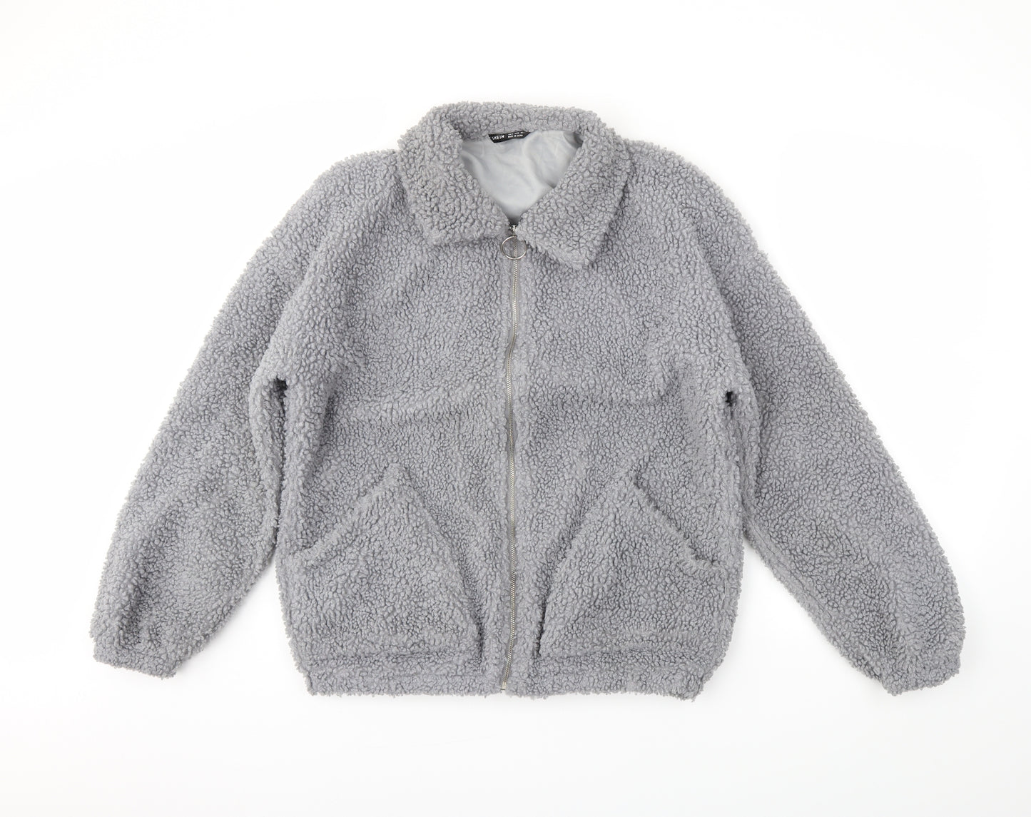 SheIn Womens Grey   Bomber Jacket Jacket Size S