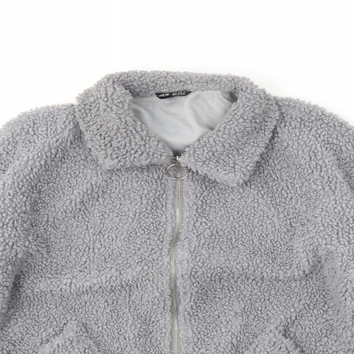 SheIn Womens Grey   Bomber Jacket Jacket Size S