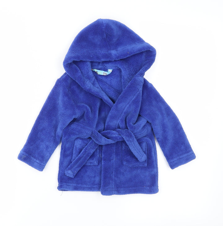 Earlydays Boys Blue Solid Capri Robe Size 6-9 Months