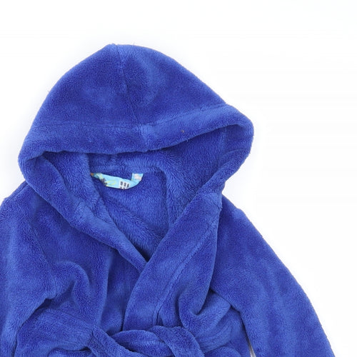 Earlydays Boys Blue Solid  Capri Robe Size 6-9 Months