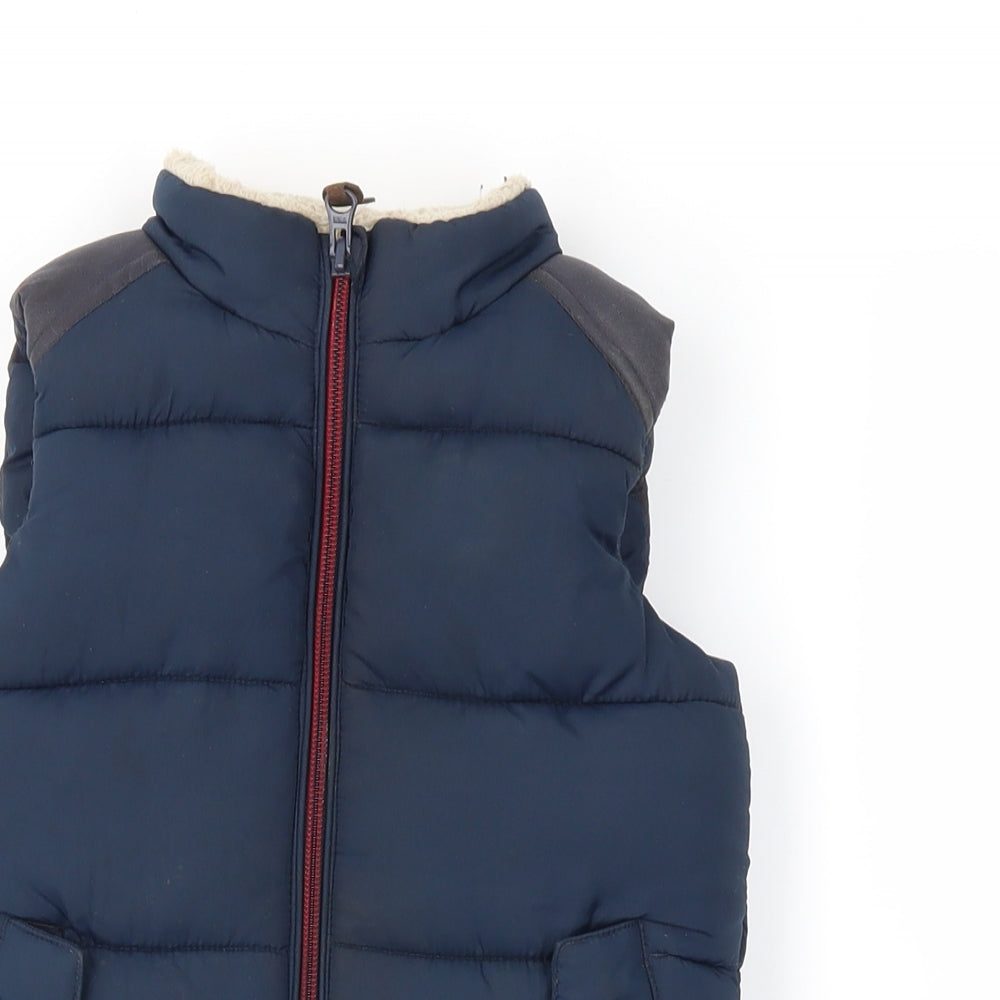 NEXT Boys Blue   Gilet Coat Size 2-3 Years