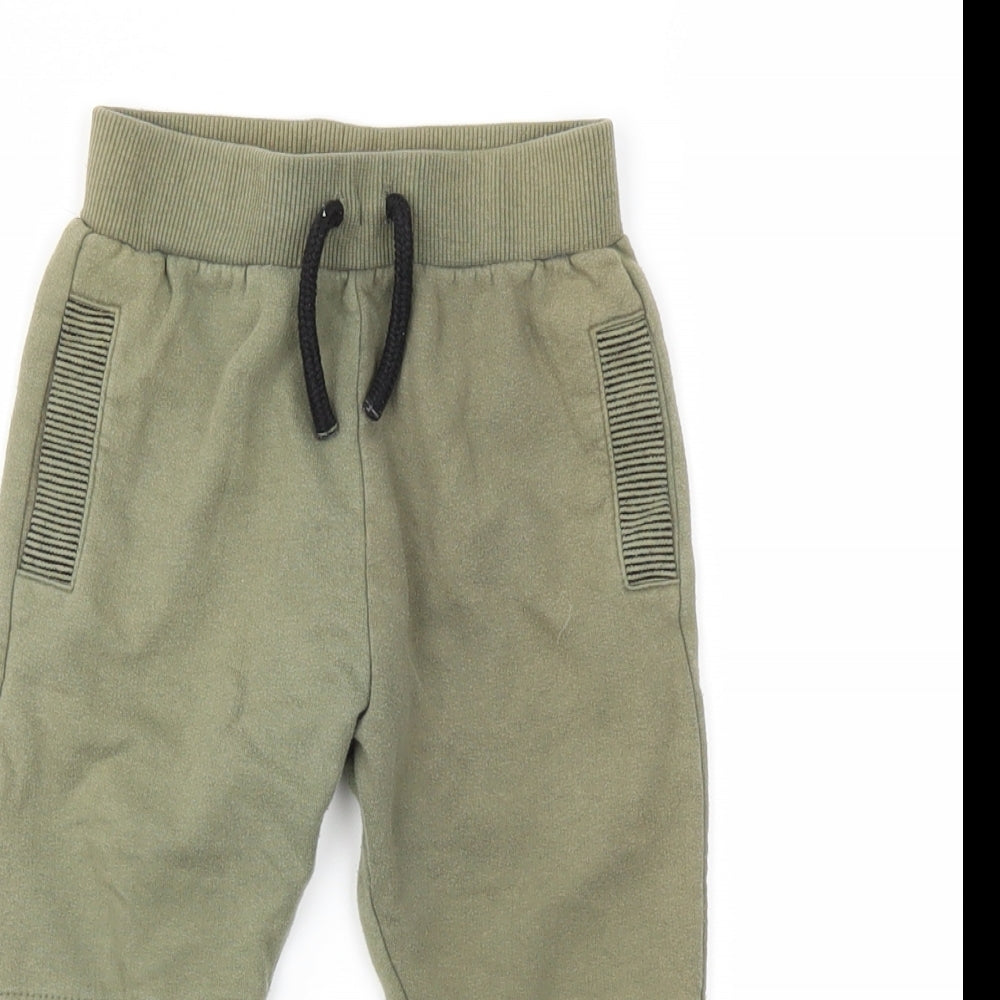 Primark Boys Green   Jogger Trousers Size 12-18 Months