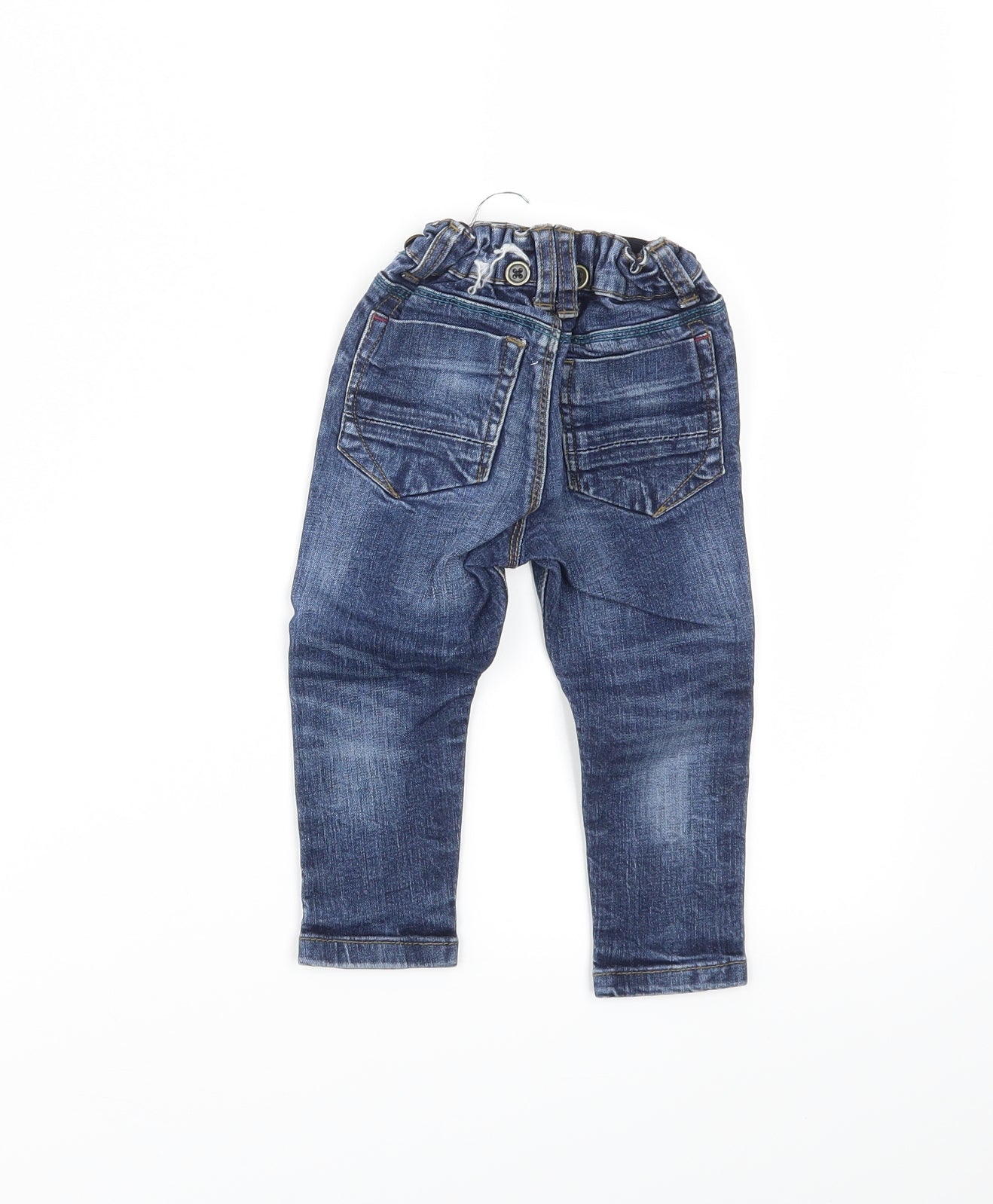 denimco Boys Blue  Denim Cargo Jeans Size 18-24 Months