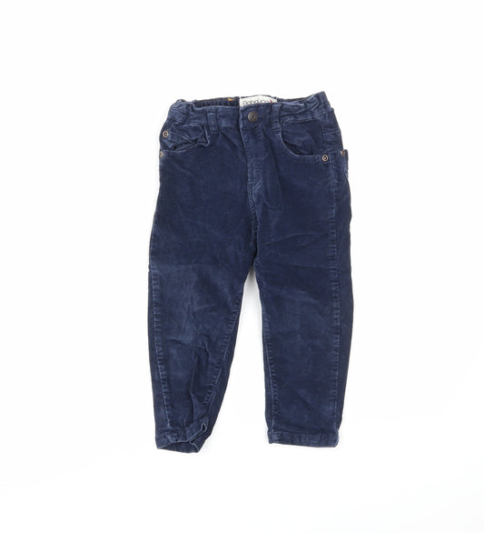 Front view of Babaluno Baby Blue Denim Capri Jeans, size 12-18, Months
