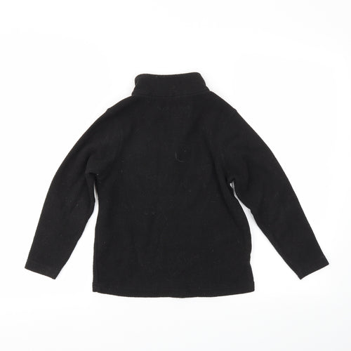 Regatta Boys Black   Henley Jumper Size 7-8 Years