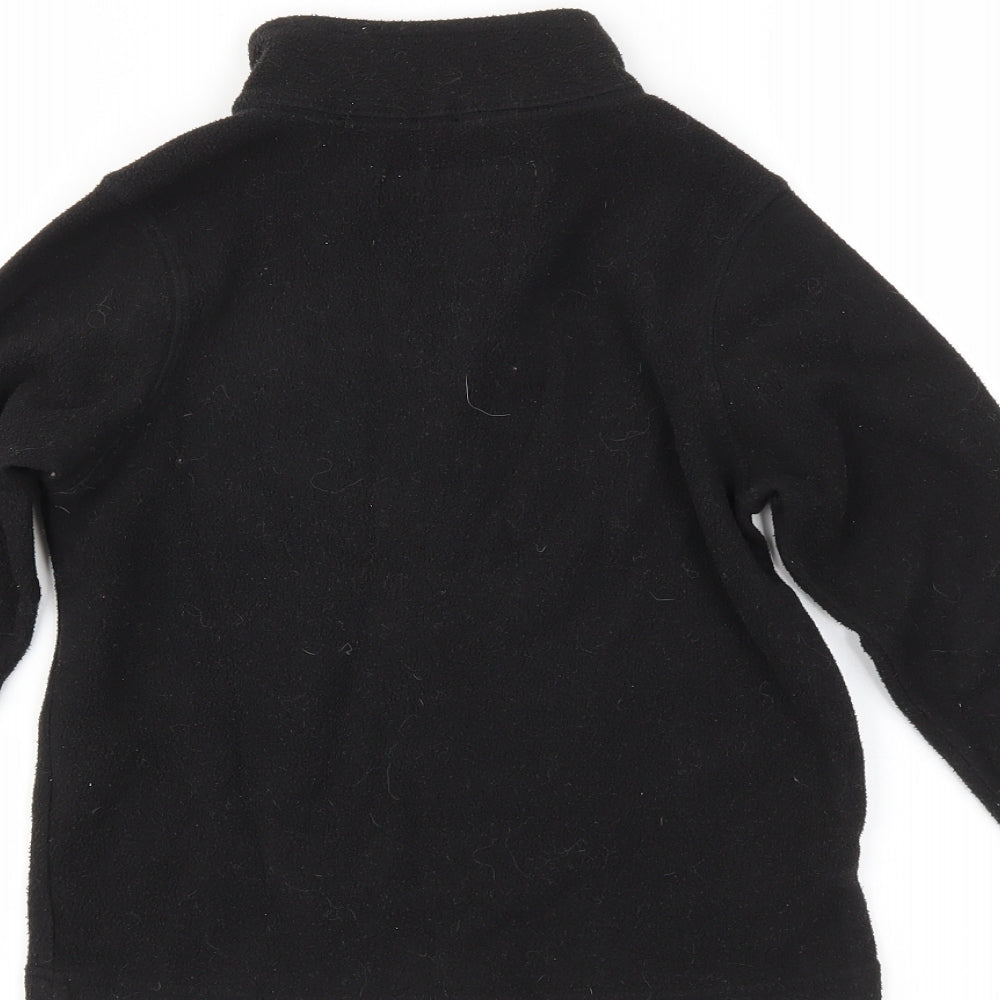 Regatta Boys Black   Henley Jumper Size 7-8 Years