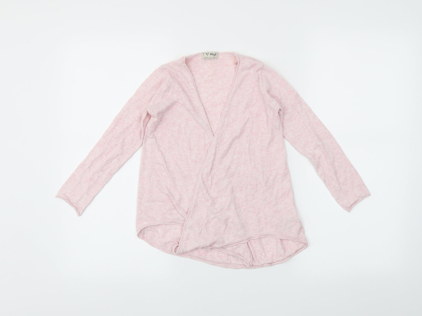 NEXT Girls Pink   Wrap Jumper Size 6 Years