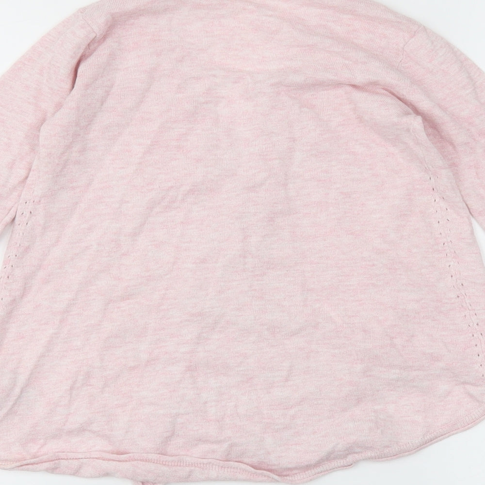 NEXT Girls Pink   Wrap Jumper Size 6 Years
