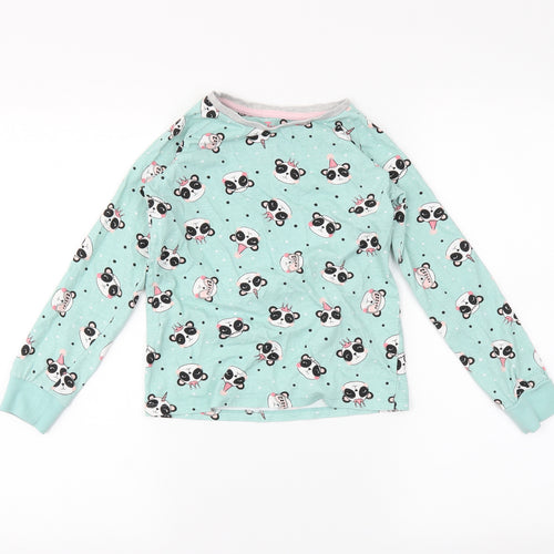 TU Girls Blue   Basic T-Shirt Size 8-9 Years