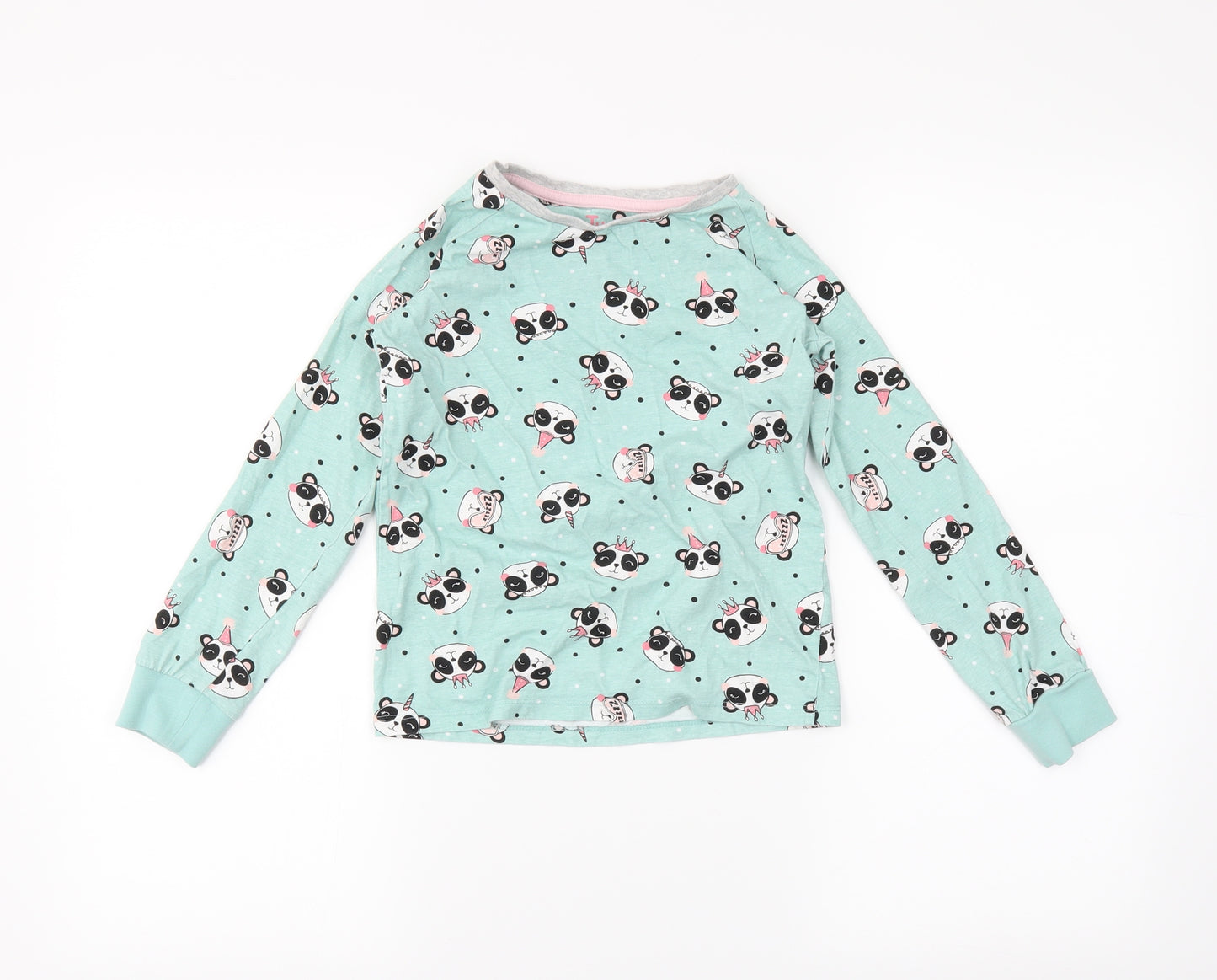 TU Girls Blue   Basic T-Shirt Size 8-9 Years