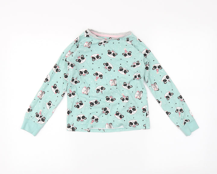 TU Girls Blue   Basic T-Shirt Size 8-9 Years