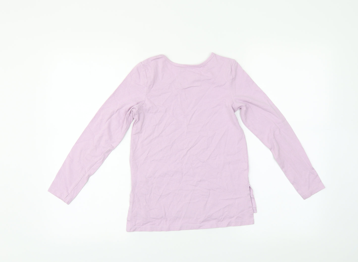 TU Girls Purple   Basic T-Shirt Size 8 Years