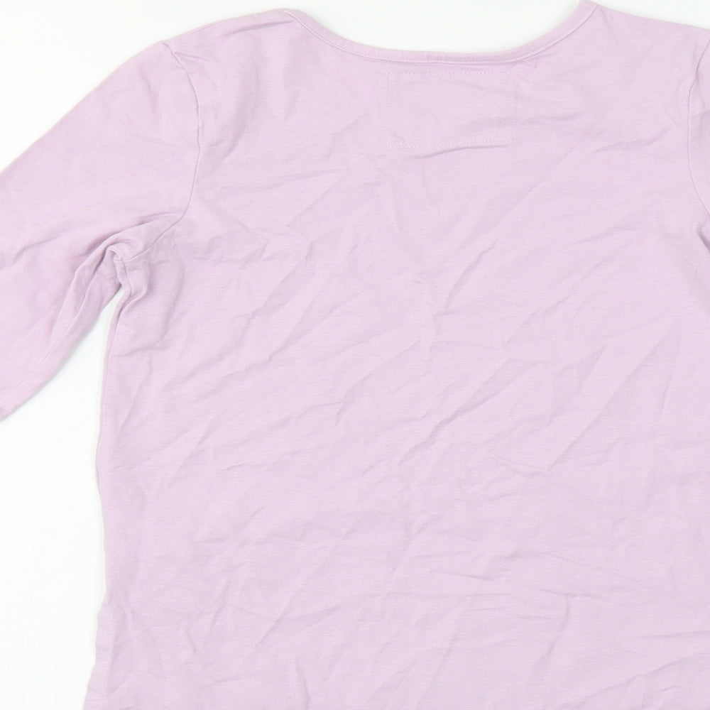 TU Girls Purple   Basic T-Shirt Size 8 Years