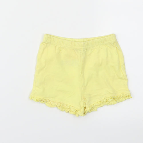 Primark Girls Yellow   Cropped Trousers Size 12-18 Months