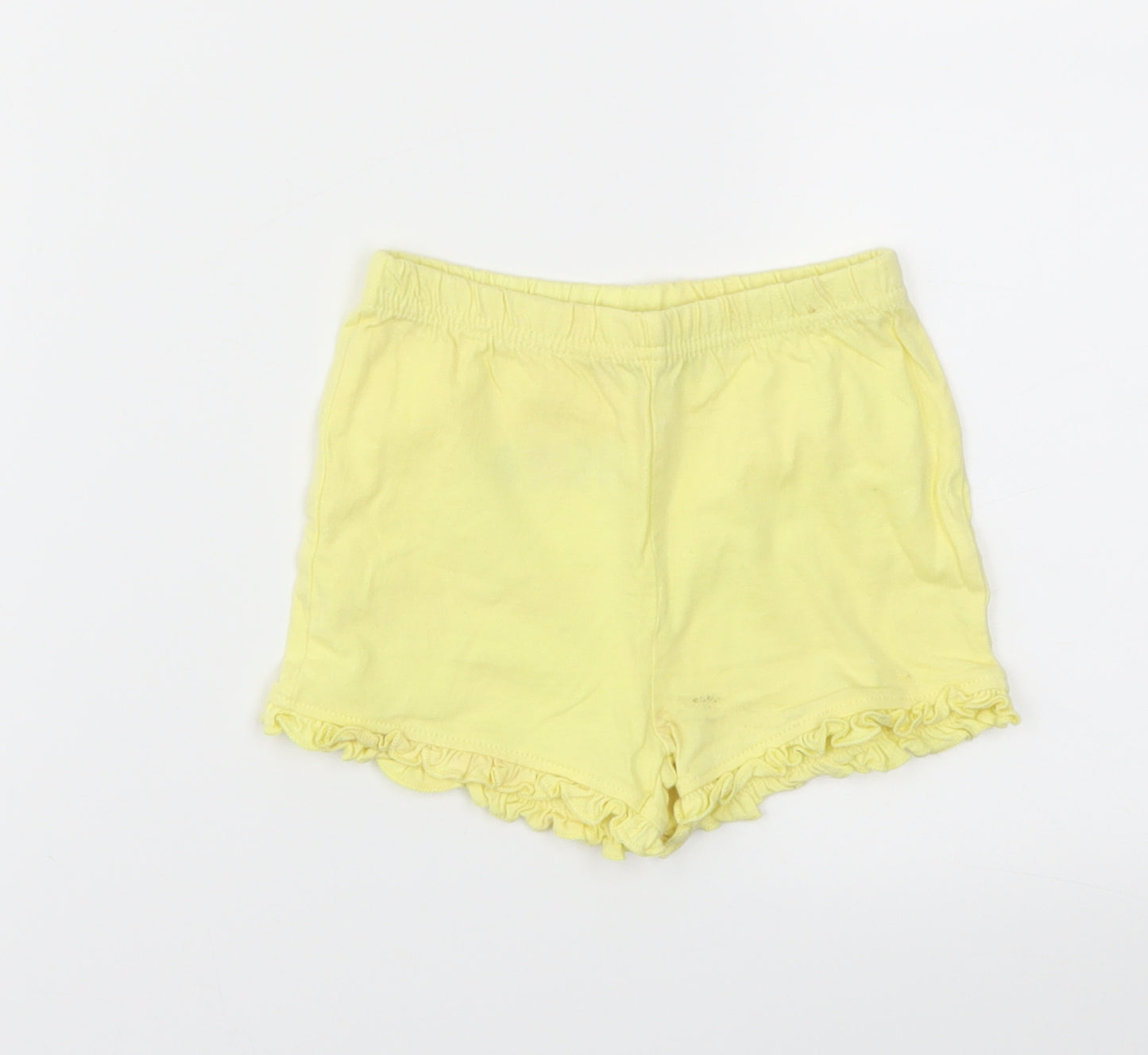 Primark Girls Yellow   Cropped Trousers Size 12-18 Months