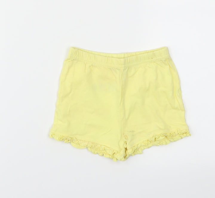 Primark Girls Yellow   Cropped Trousers Size 12-18 Months