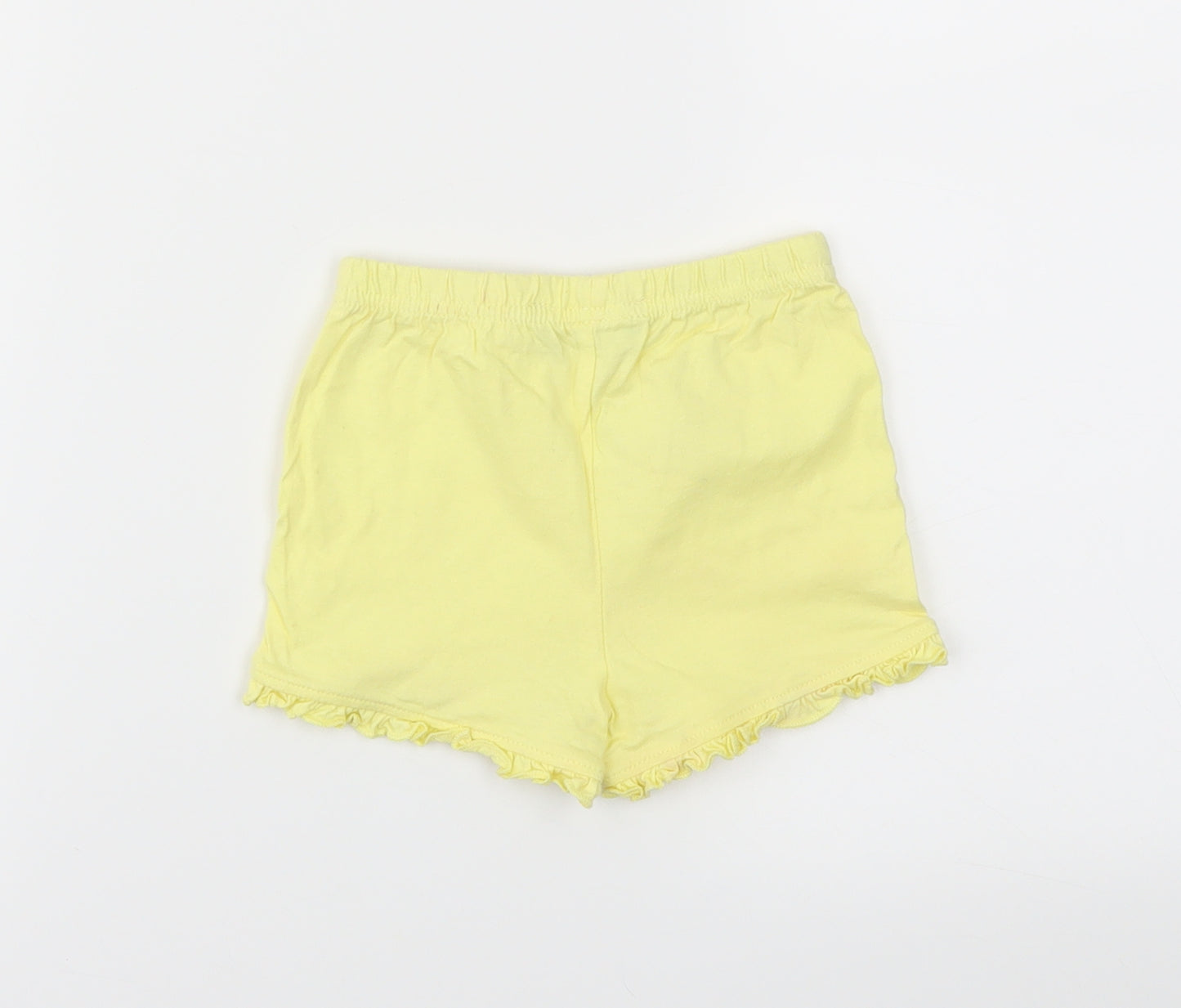 Primark Girls Yellow   Cropped Trousers Size 12-18 Months