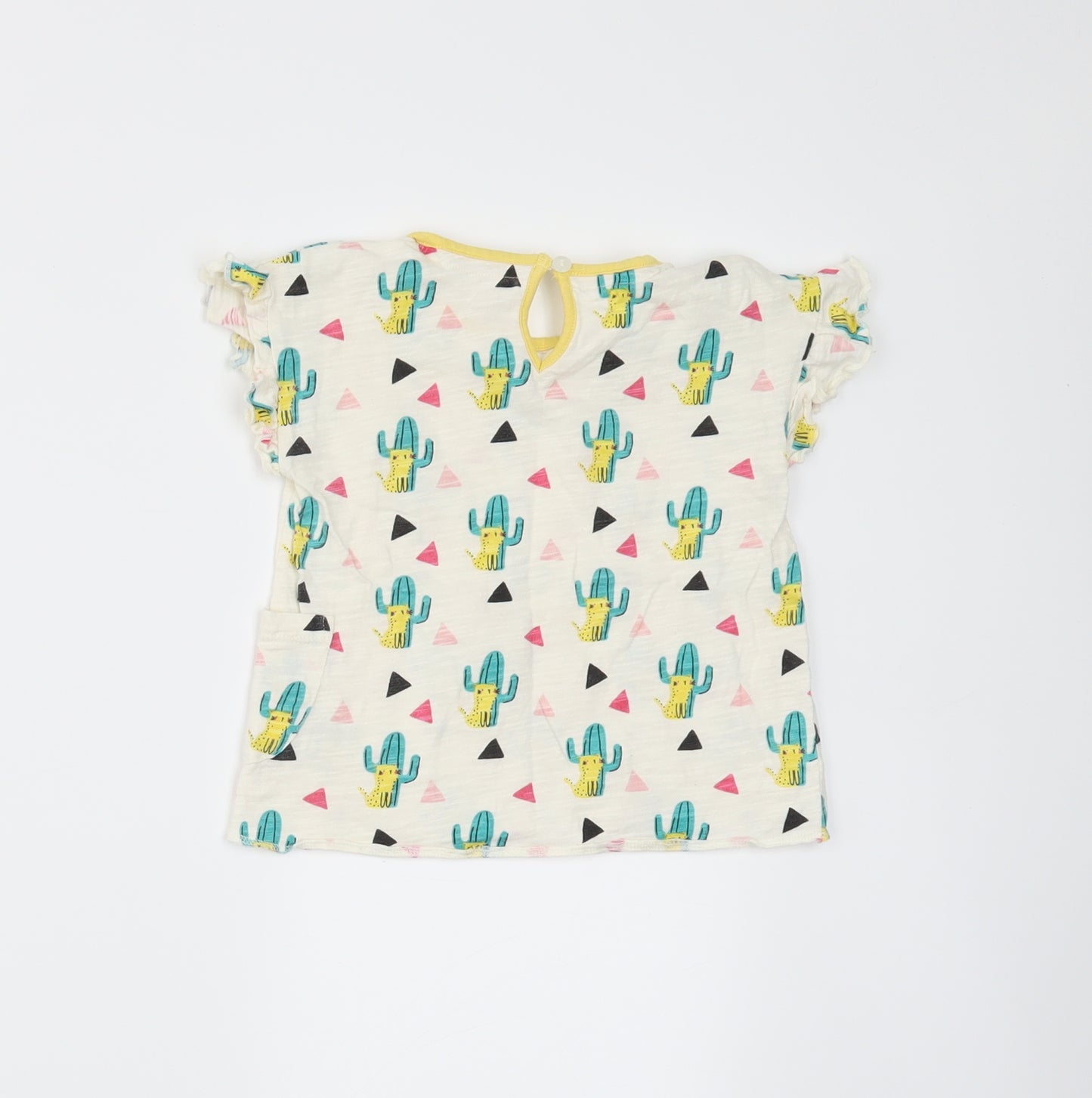 Mini Club Girls Beige   Basic T-Shirt Size 12-18 Months