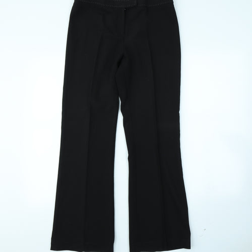 George Womens Black   Dress Pants Trousers Size 10 L30 in