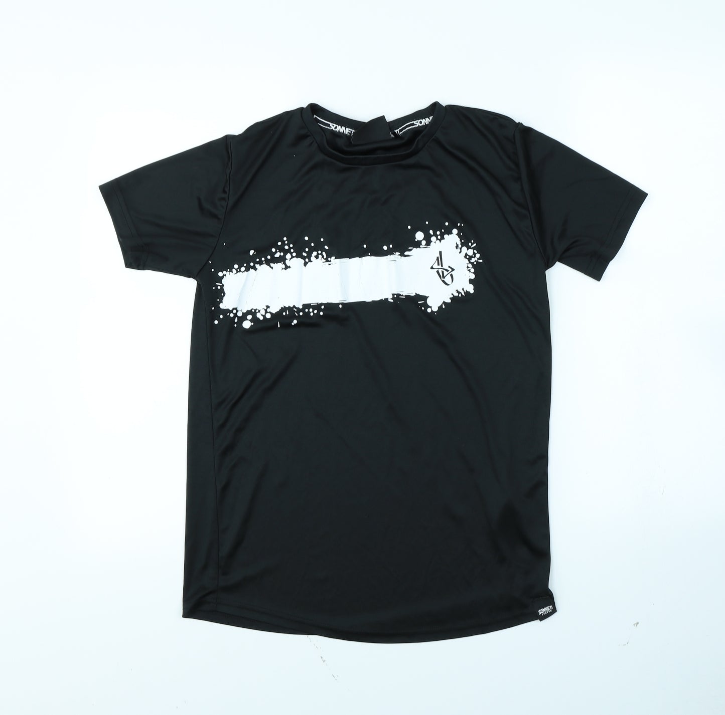 Sonetti Boys Black   Basic T-Shirt Size 13 Years