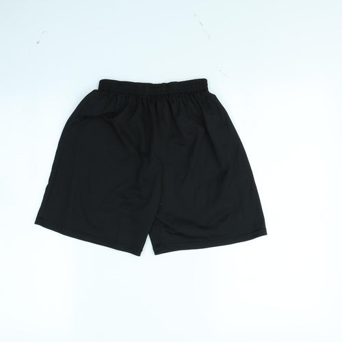 Preworn Boys Black   Bermuda Shorts Size 10 Years - AEK