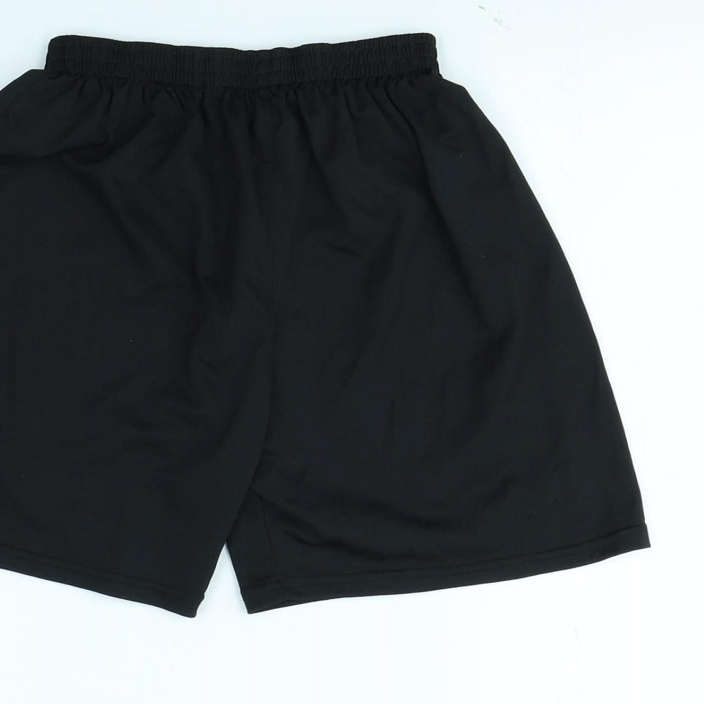 Preworn Boys Black   Bermuda Shorts Size 10 Years - AEK