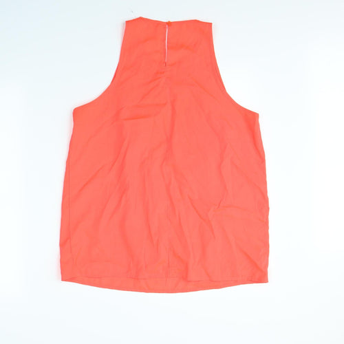 Peacocks Womens Orange   Basic Tank Size 16