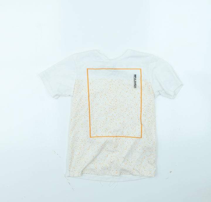River Island Boys White   Basic T-Shirt Size 5 Years
