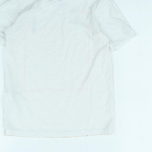 River Island Boys White   Basic T-Shirt Size 5 Years