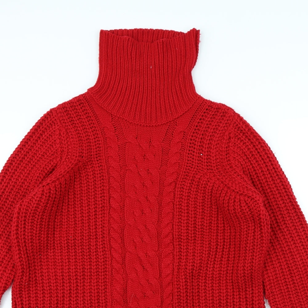 Papaya Womens Red   Pullover Jumper Size M