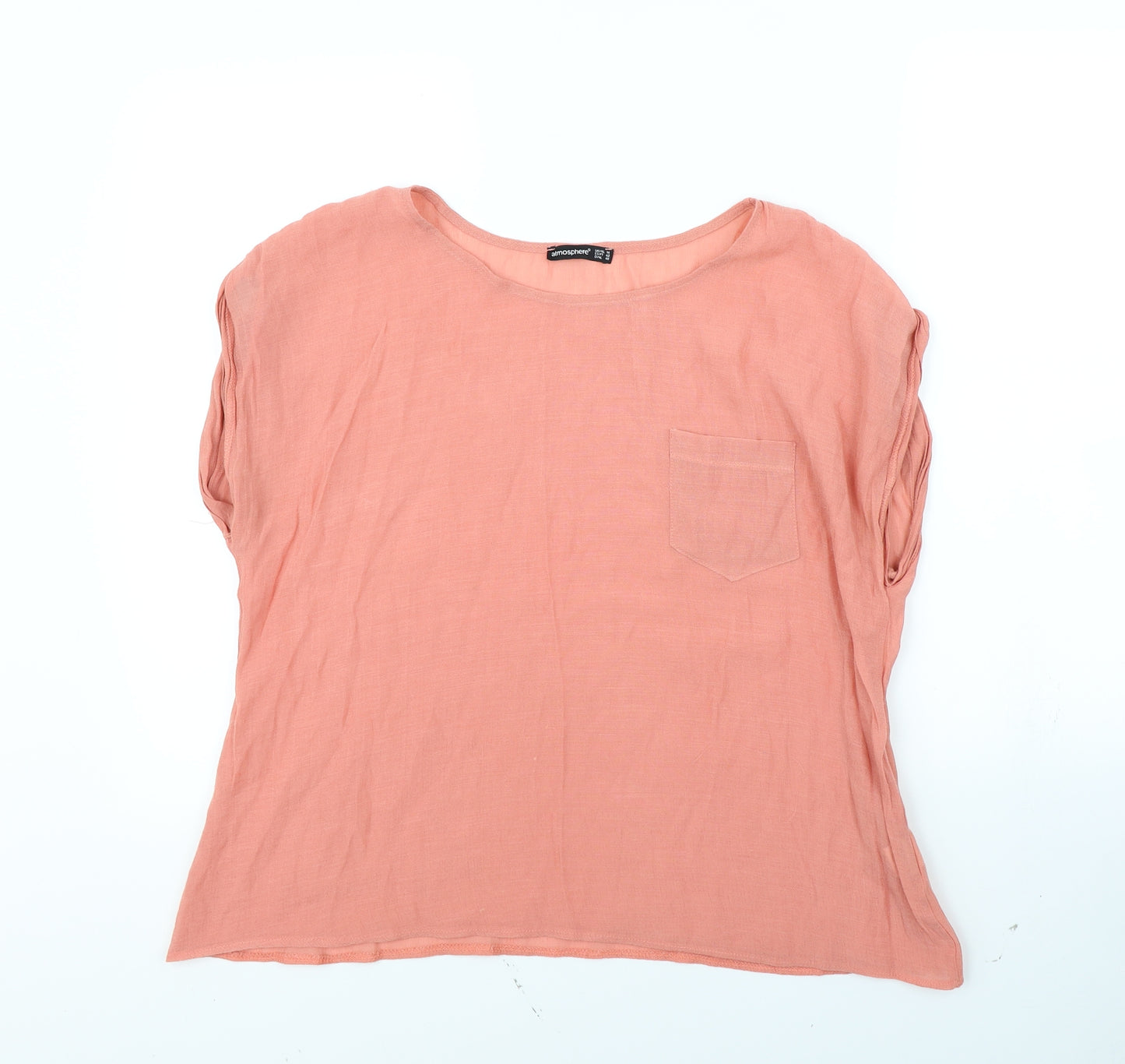 Atmosphere Womens Pink   Basic T-Shirt Size 14