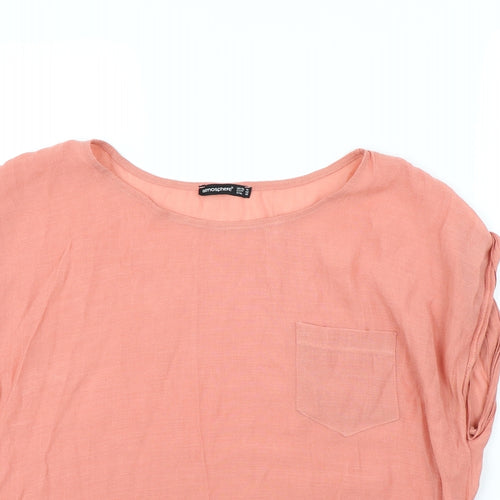 Atmosphere Womens Pink   Basic T-Shirt Size 14