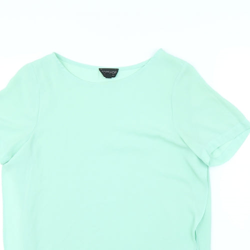Topshop Womens Green   Basic Tank Size 6