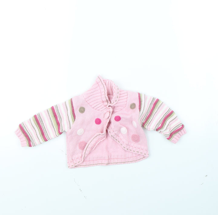 Preworn Girls Pink   Jacket  Size 0-3 Months