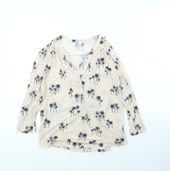 H&M Womens Pink   Basic Blouse Size S