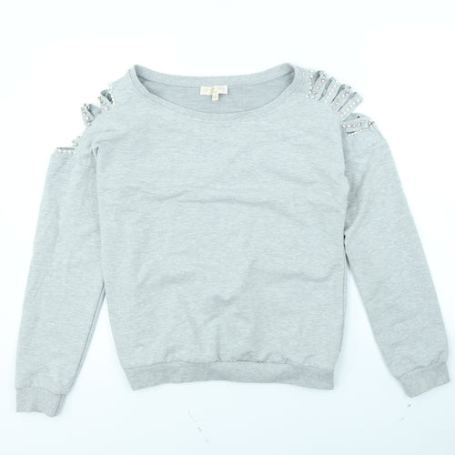 Emma & Ashley Womens Grey   Pullover Jumper Size M