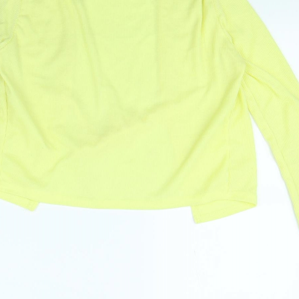 pretty little thing Womens Yellow   Jacket  Size 8
