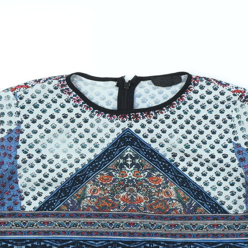 Topshop Womens Multicoloured   Cropped T-Shirt Size 8