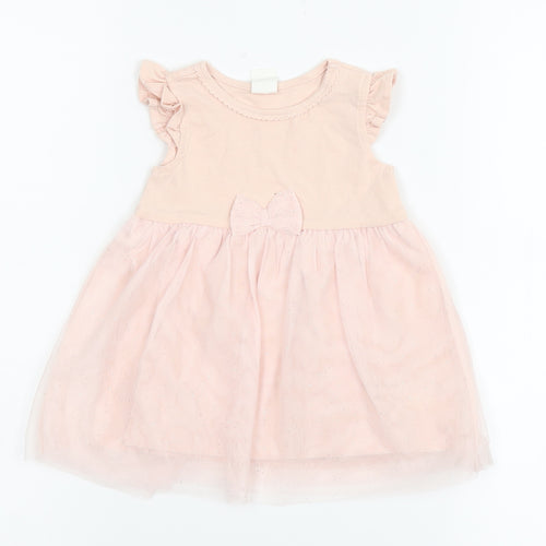 H&M Girls Pink   A-Line  Size 3-6 Months