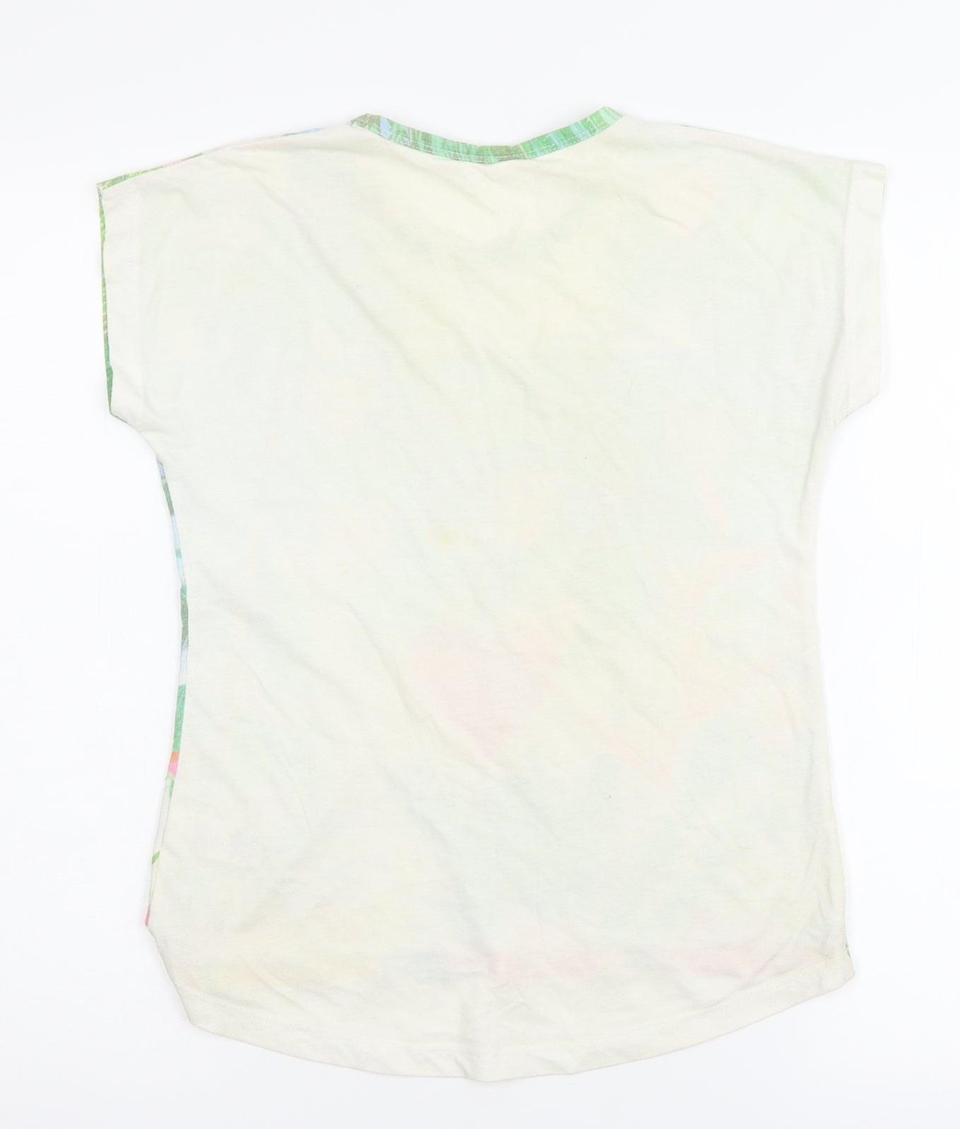 BHS Girls Green   Basic T-Shirt Size 10-11 Years  - belize